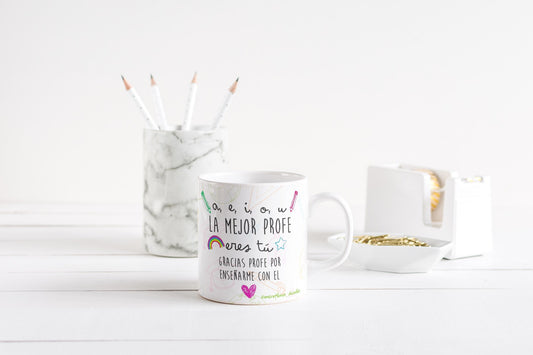 Taza profe Manzana