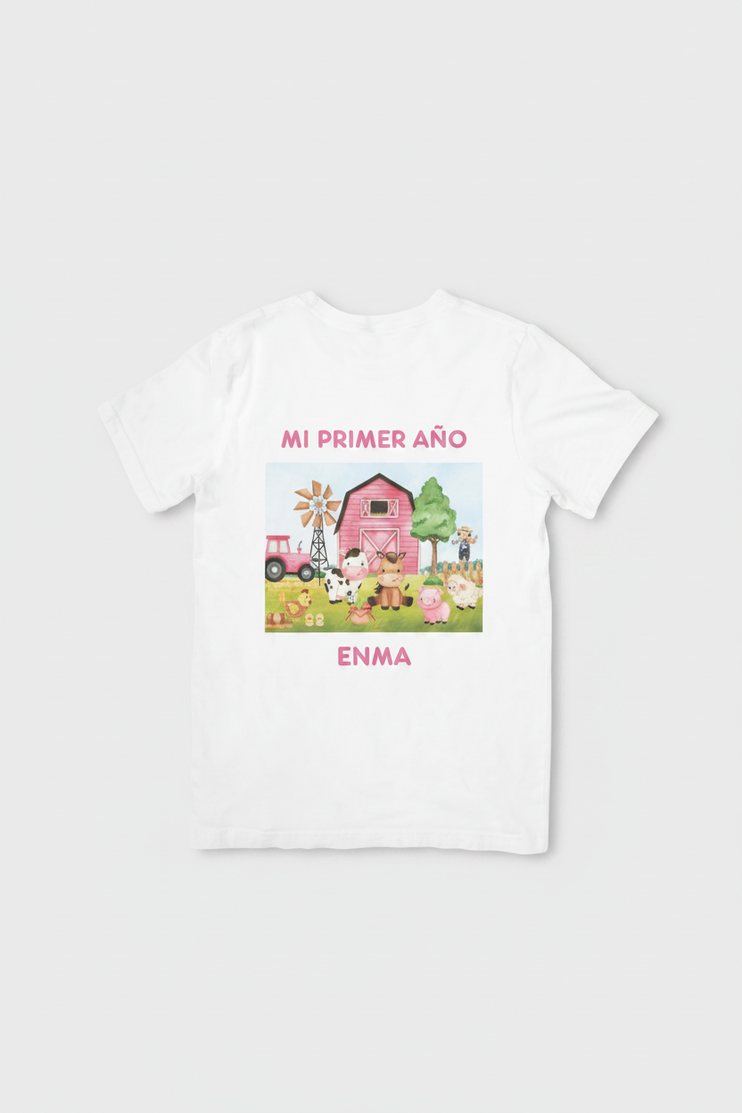 Camiseta personalizada para cumpleaños