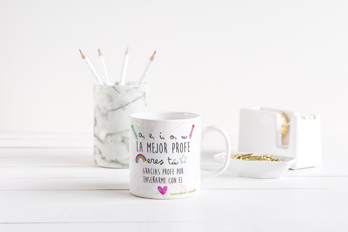 Taza profe Manzana
