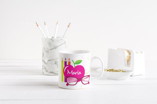 Taza profe Manzana