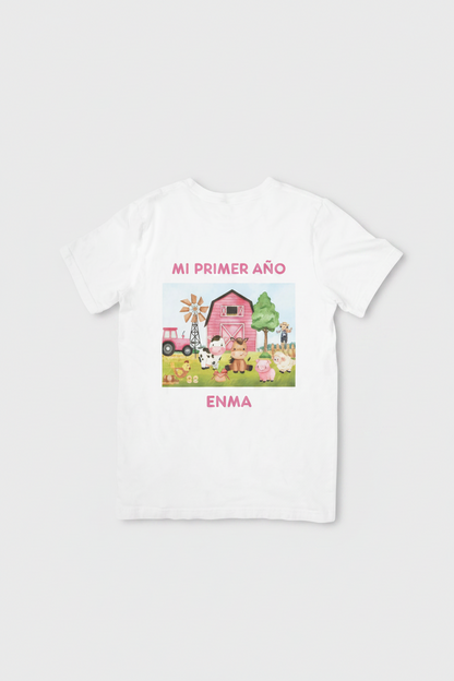 Camiseta personalizada para cumpleaños